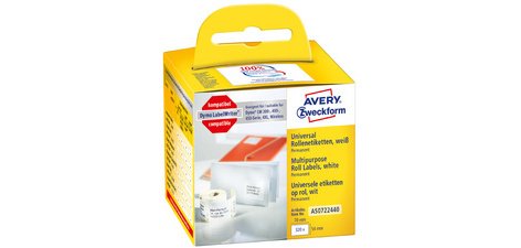 Etiquettes en rouleau 101 x 54mm, blanc