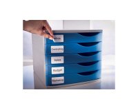 Etiketten op rol, 57 x 32 mm, wit