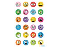 Autocollants DECOR Expressions du visage, pailleté