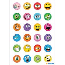 Autocollants DECOR Expressions du visage, pailleté