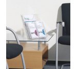 Porte-brochures COMBIBOXX pro, transparent