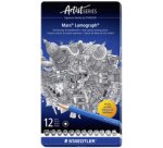 Crayon Mars Lumograph, étui métallique de 24