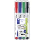 Marqueurs pour tableau blanc Lumocolor, étui de 6