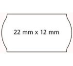 Etiquette pour pince à étiqueter, 26 x 12 mm, blanc