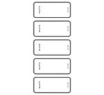 Etiquette pour dos de classeur, 46 x 111 mm, court