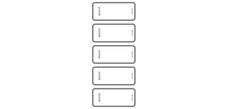 Leitz printable spine labels for Active WOW, Style, Solid, and Urban Chic binders 111x45