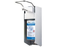 Distributeur mural, pour flacon de 500 ml, argent
