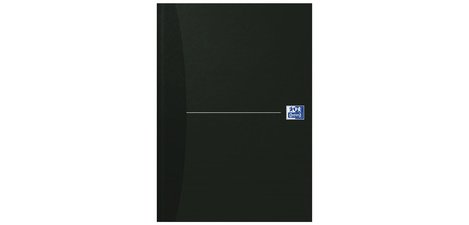 Notizbuch 'Smart Black', gebunden, A5, kariert