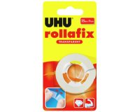 Ruban adhésif rollafix 19 mm x 25 m, transparent