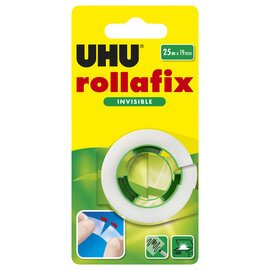 Plakband rollafix 19 mm x 25 mm onzichtbaar