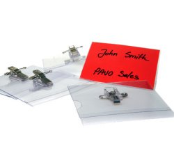 Badge, avec combinaison d'épingle et de pince crocodile