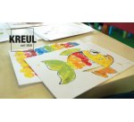 Vingerverf 'MUCKI', verfkit om mee te spelen