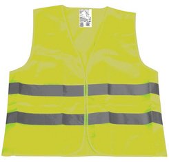 IHW Gilet de sécurité, norme EN 471, jaune