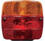 Feu arrière de remorque, 3 fonctions, sans ampoule