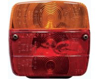 Feu arrière de remorque, 3 fonctions, sans ampoule