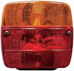Feu arrière de remorque, 3 fonctions, sans ampoule