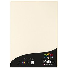 Pollen card 120g a4 x50 - ivory