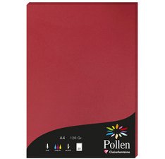 Pollen card 120g a4 x50 - intensive red
