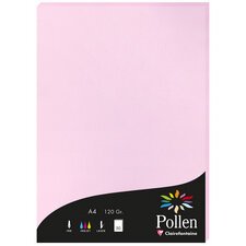 Pollen card 120g a4 x50 - dragee pink