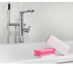 Scotch-Brite Eponge de nettoyage Soft, rose clair/blanc