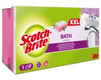 Schoonmaakspons Soft van Scotch-Brite, lichtroze/wit
