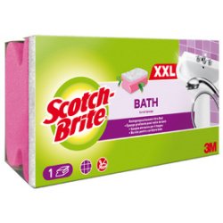 Scotch-Brite Eponge de nettoyage Soft, rose clair/blanc