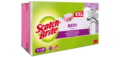 Scotch-Brite Eponge de nettoyage Soft, rose clair/blanc