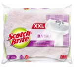 Scotch-Brite Eponge de nettoyage Bath XXL, rose/blanc