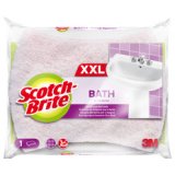 Scotch-Brite Eponge de nettoyage Bath XXL, rose/blanc