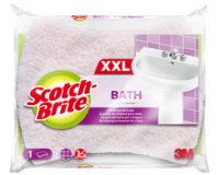 Scotch-Brite Eponge de nettoyage Bath XXL, rose/blanc