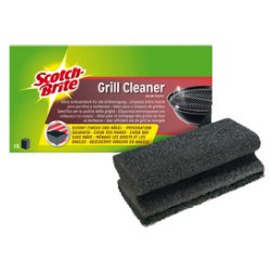 Scotch-Brite Eponge de nettoyage pour BBQ, couleur: noir