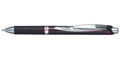 Roller balpen Liquid Gel EnerGel Document, rood