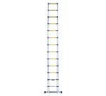 Echelle télescopique en aluminium, 12 barreaux