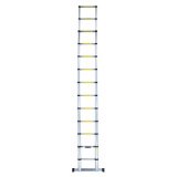 Echelle télescopique en aluminium, 12 barreaux