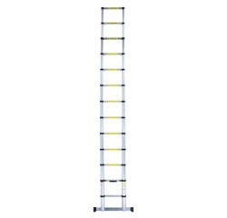 Echelle télescopique en aluminium, 12 barreaux