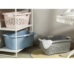 Ergonomic 'weary' laundry basket