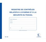 Registre 'Contrôles relatifs à l'hygiène & la sécurité'