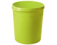 Corbeille à papier GRIP TREND COLOURS, PP, 18 L, vert