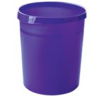 Wastepaper basket GRIP TREND COLOURS, PP, 18 L, pink