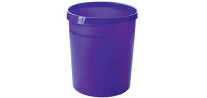 Wastepaper basket GRIP TREND COLOURS, PP, 18 L, pink