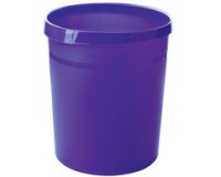 Corbeille à papier GRIP TREND COLOURS, PP, 18 L, vert