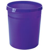 Corbeille à papier GRIP TREND COLOURS, PP, 18 L, violet