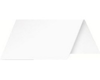 Marque-place 85 x 80 mm, blanc