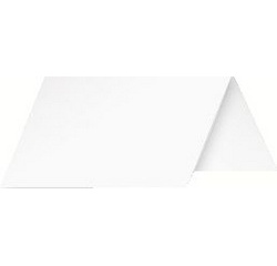 Plaatskaart 85 x 80 mm wit