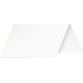 Plaatskaart 85 x 80 mm wit