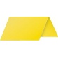 Marque-place 85 x 80mm,jaune soleil