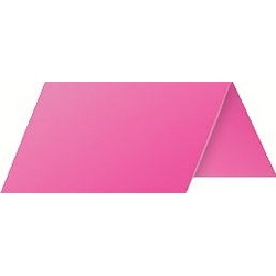 Tischaufsteller pollen 85x80mm (gefaltet 85x40mm) 210g 25 stück - fuchsia