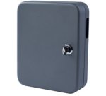 Armoire à clés pour 20 clés, gris foncé