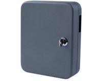 Armoire à clés pour 30 clés, gris foncé