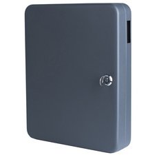 Armoire à clés pour 54 clés, gris foncé